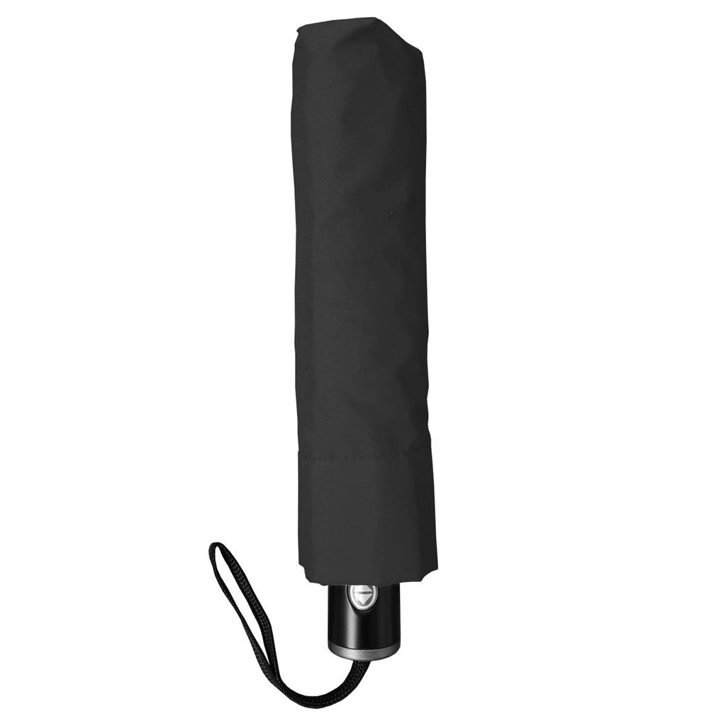 Shelta Auto Open Close Featherlite Slim Compact Black Umbrella