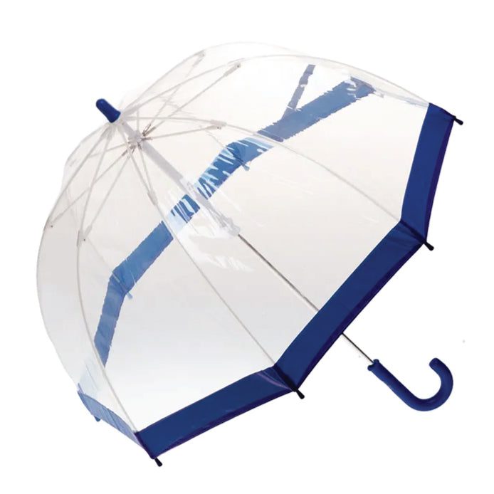 Clifton Childrens Kids PVC Birdcage Navy Border Umbrella