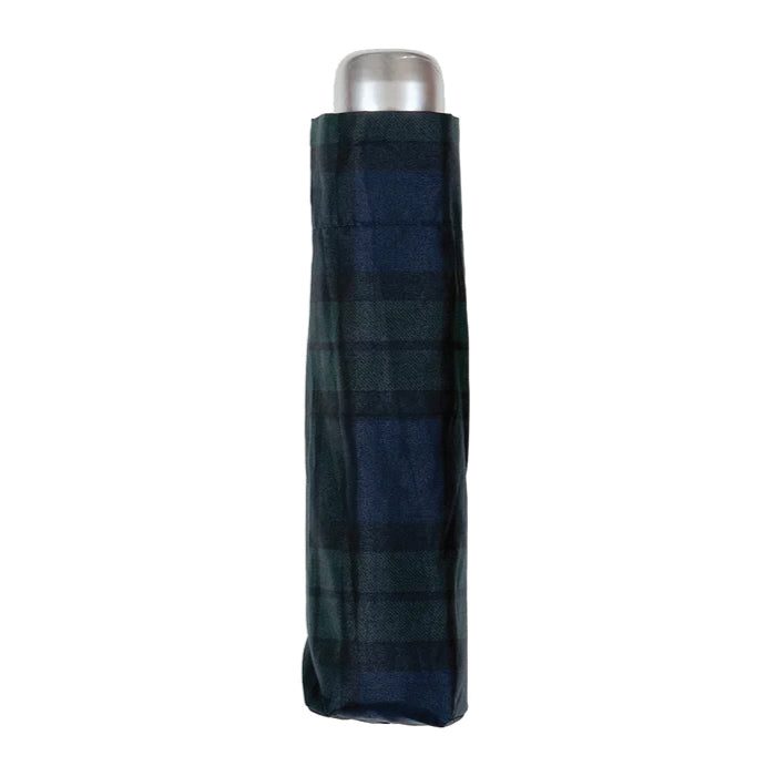 Clifton Manual Open Alu Lite Folding Tartan Black Watch Umbrella