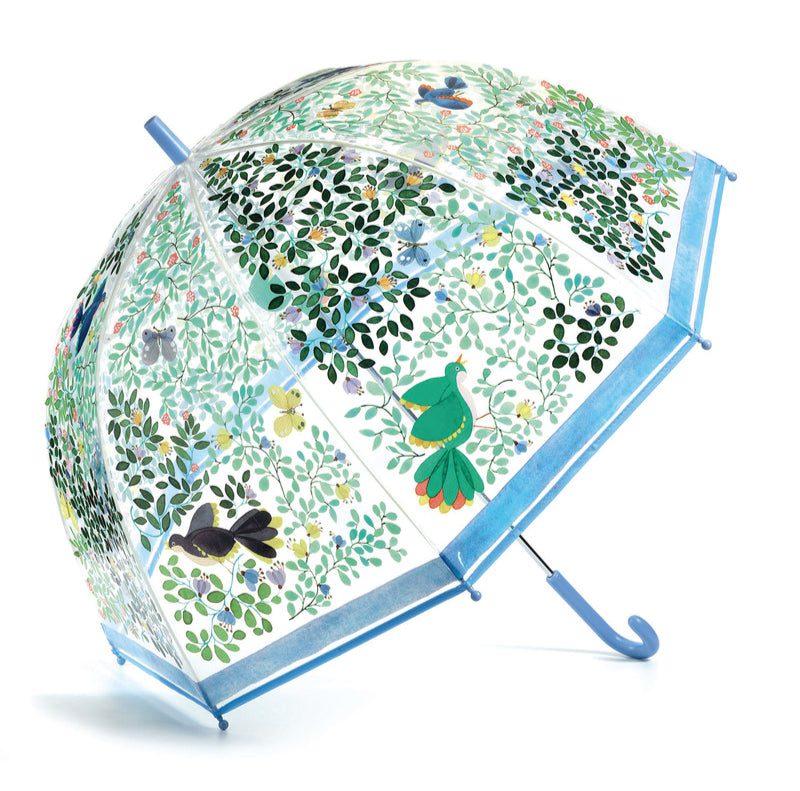 Djeco PVC Clear Birdcage Wild Birds Umbrella