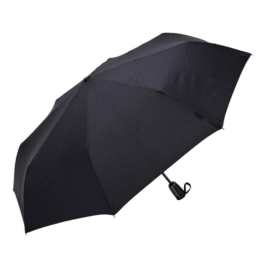 Doppler Compact Auto Fiber Magic Black Umbrella