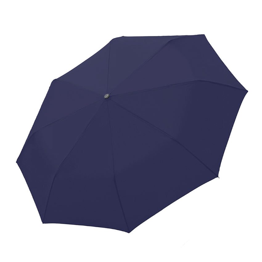 Doppler Compact Auto Fiber Magic Navy Umbrella