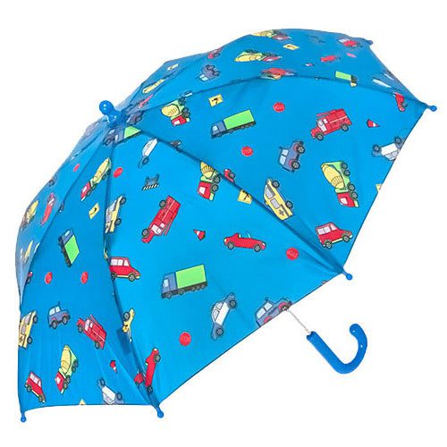 Doppler Childrens Kids Cool Blue Cars Print Umbrella