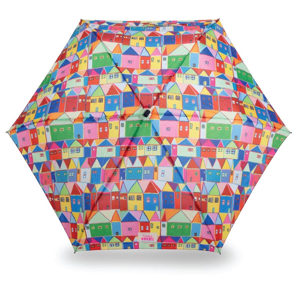 Lordy Dordie Ultra-compact Little Village Art Umbrella