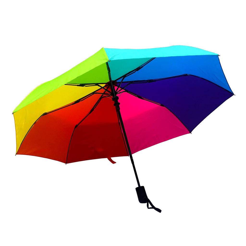 Shelta Mini Compact Auto Open Rainbow Umbrella