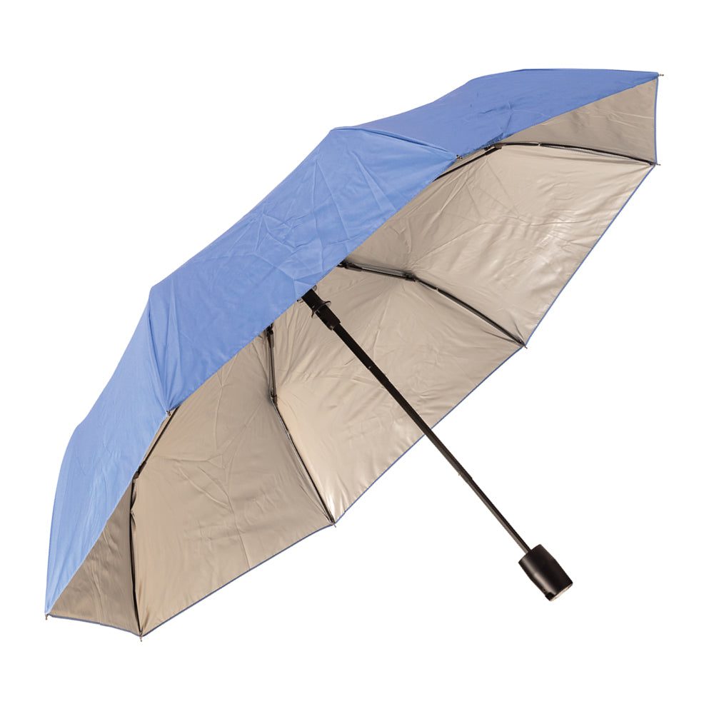 UPF50+ Shelta Mini Maxi Auto Open Umbrella – Azure Blue