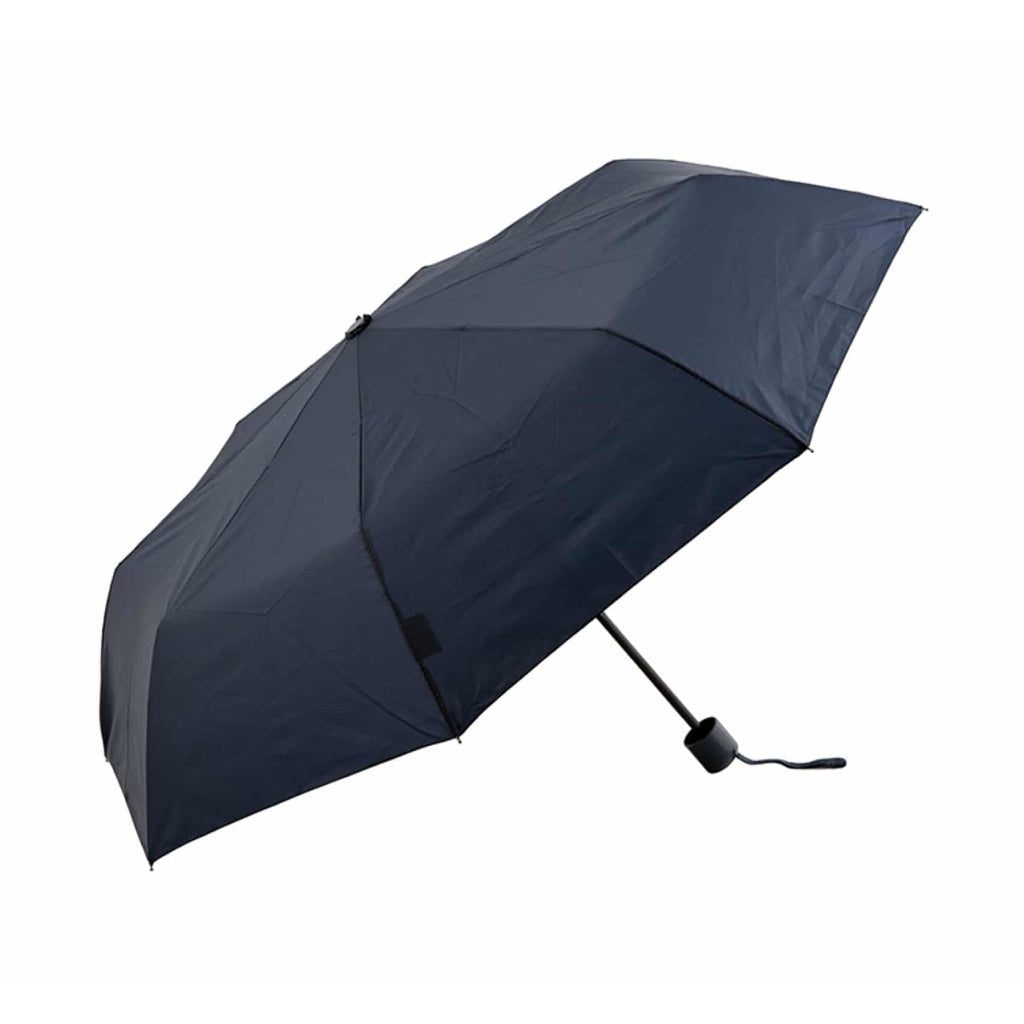 UPF50+ Clifton 3 Fold Mini Maxi Compact Ink Navy Blue Umbrella