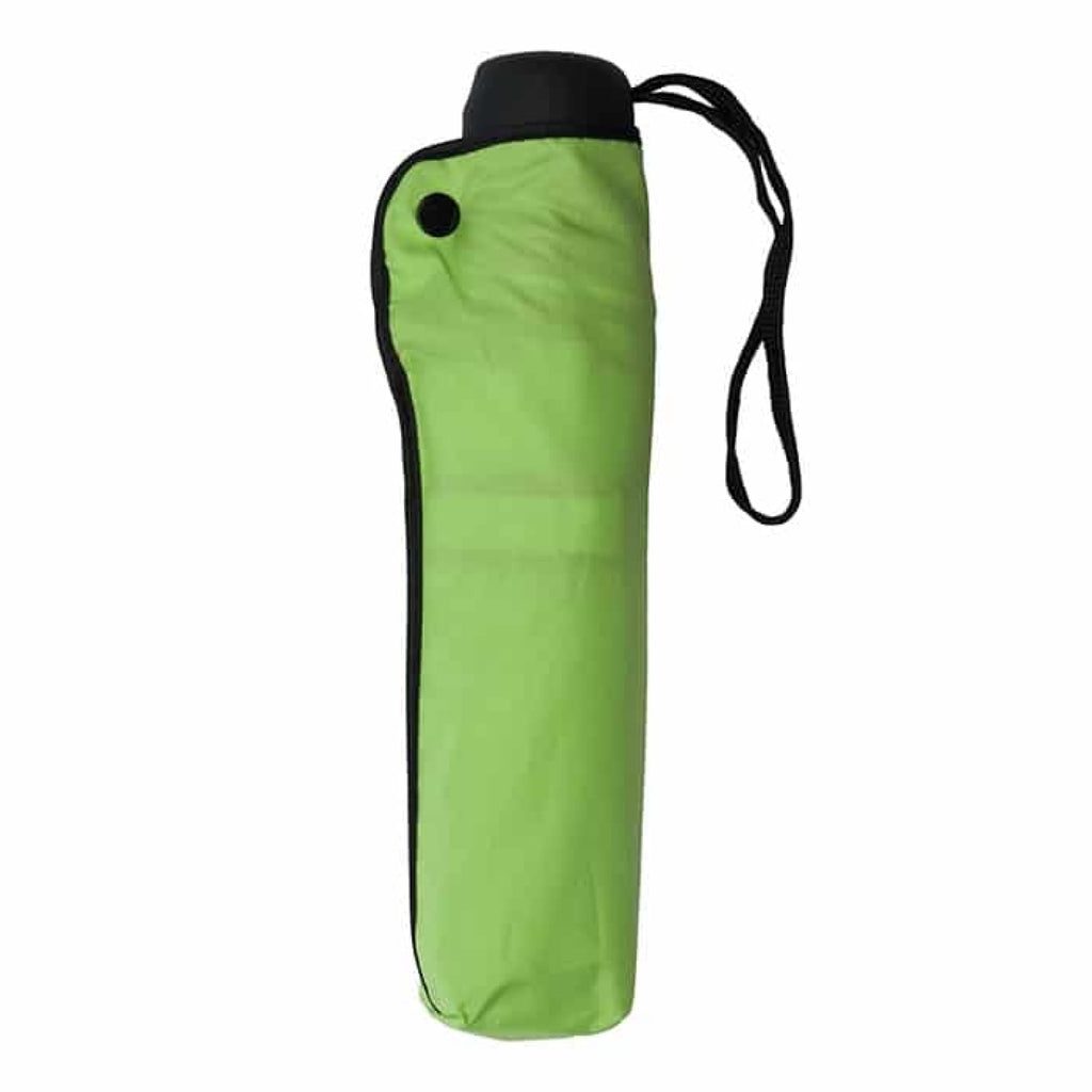 UPF50+ Clifton Piped Edge Manual Mini Maxi Compact Apple Green Umbrella