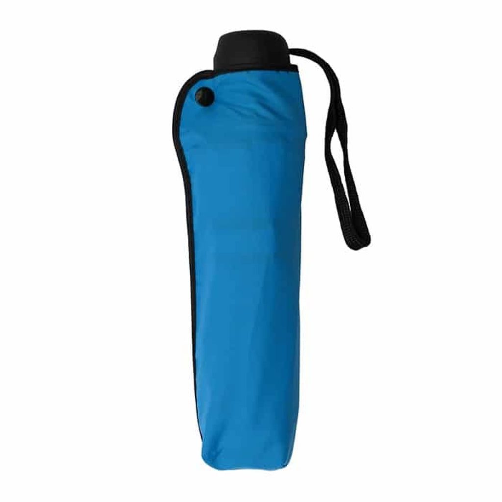 UPF50+ Clifton Piped Edge Manual Mini Maxi Compact Electric Blue Umbrella