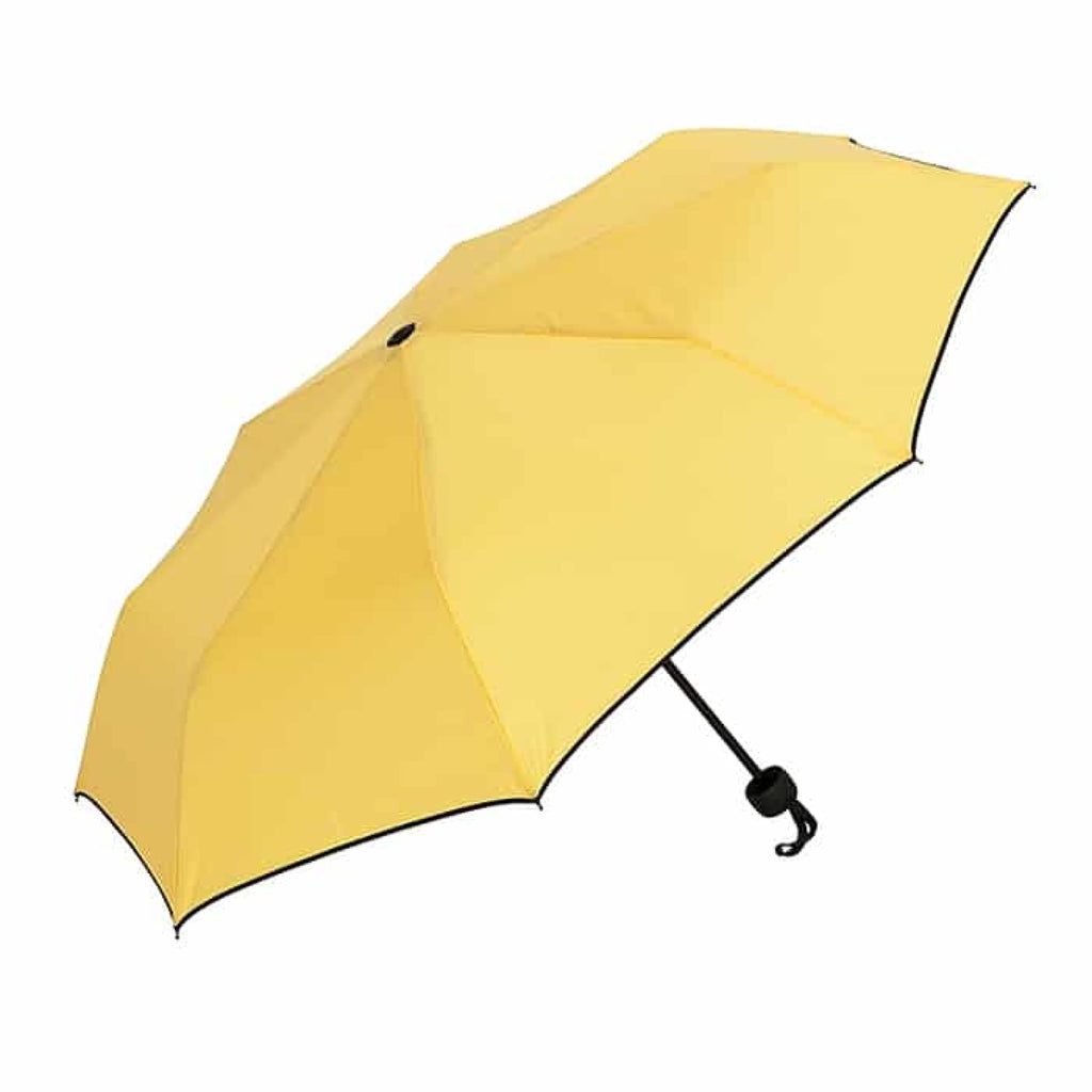 UPF50+ Clifton Piped Edge Manual Mini Maxi Compact Yellow Umbrella