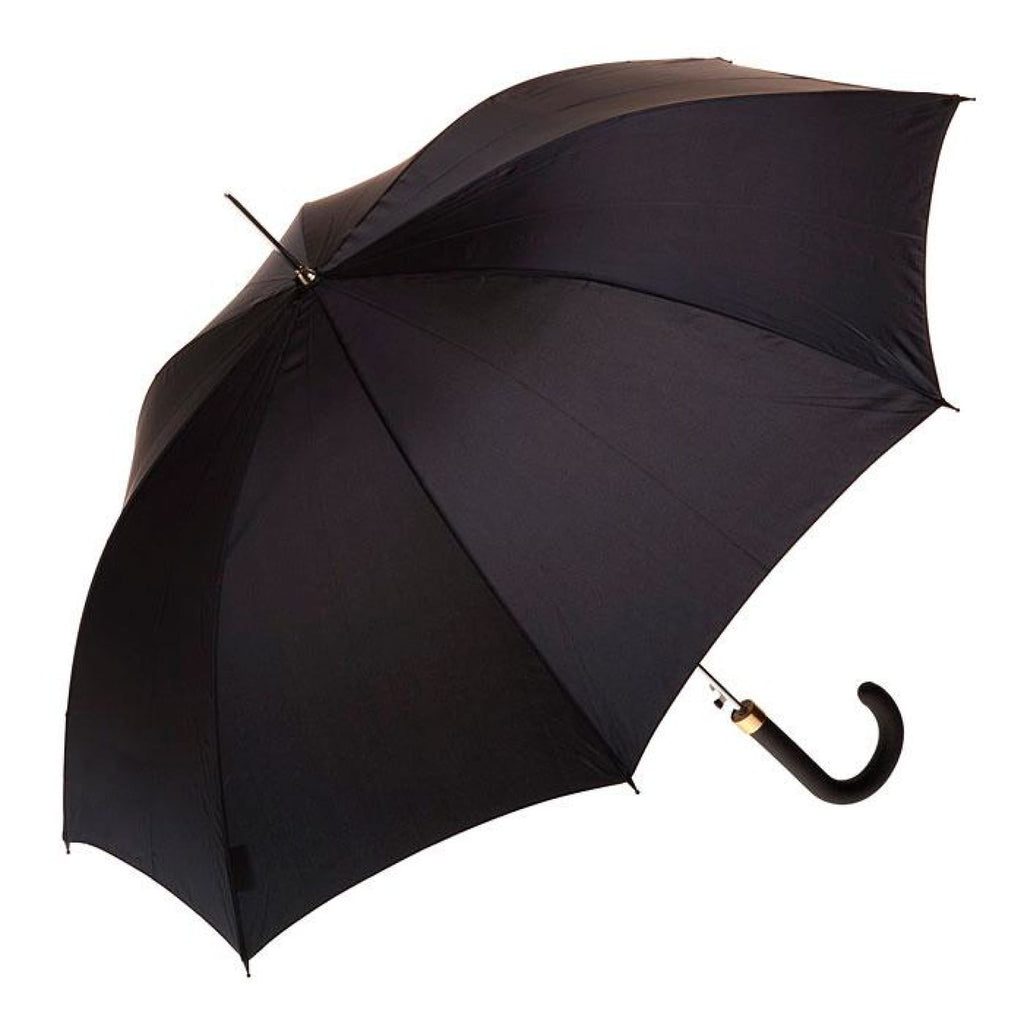 UPF50+ Clifton Traditional Basic Full Length Automatic Black Umbrella