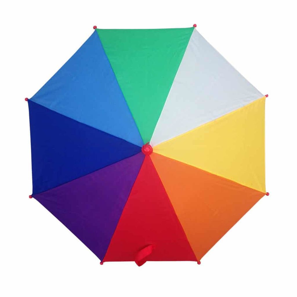 Shelta Childrens Kids Colourful Auto Open Rainbow Umbrella