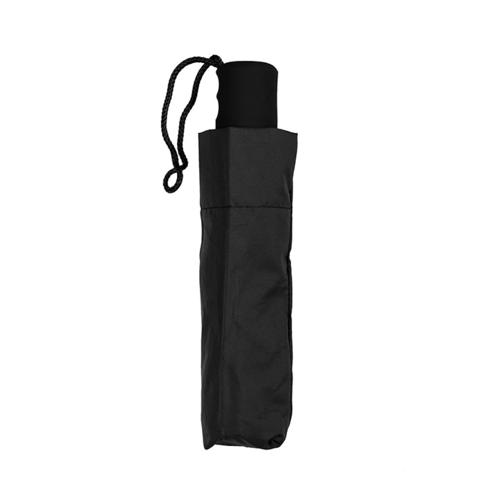 UPF50+ Clifton Windproof Mini Maxi Compact Black Umbrella