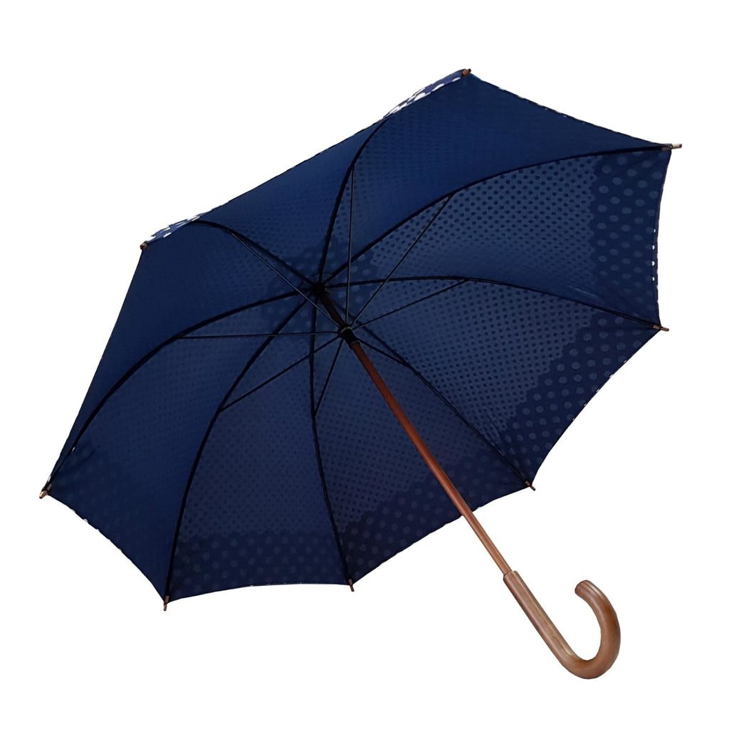 UPF50+ Shelta Manual Timber Double Cover Long Nimes Umbrella