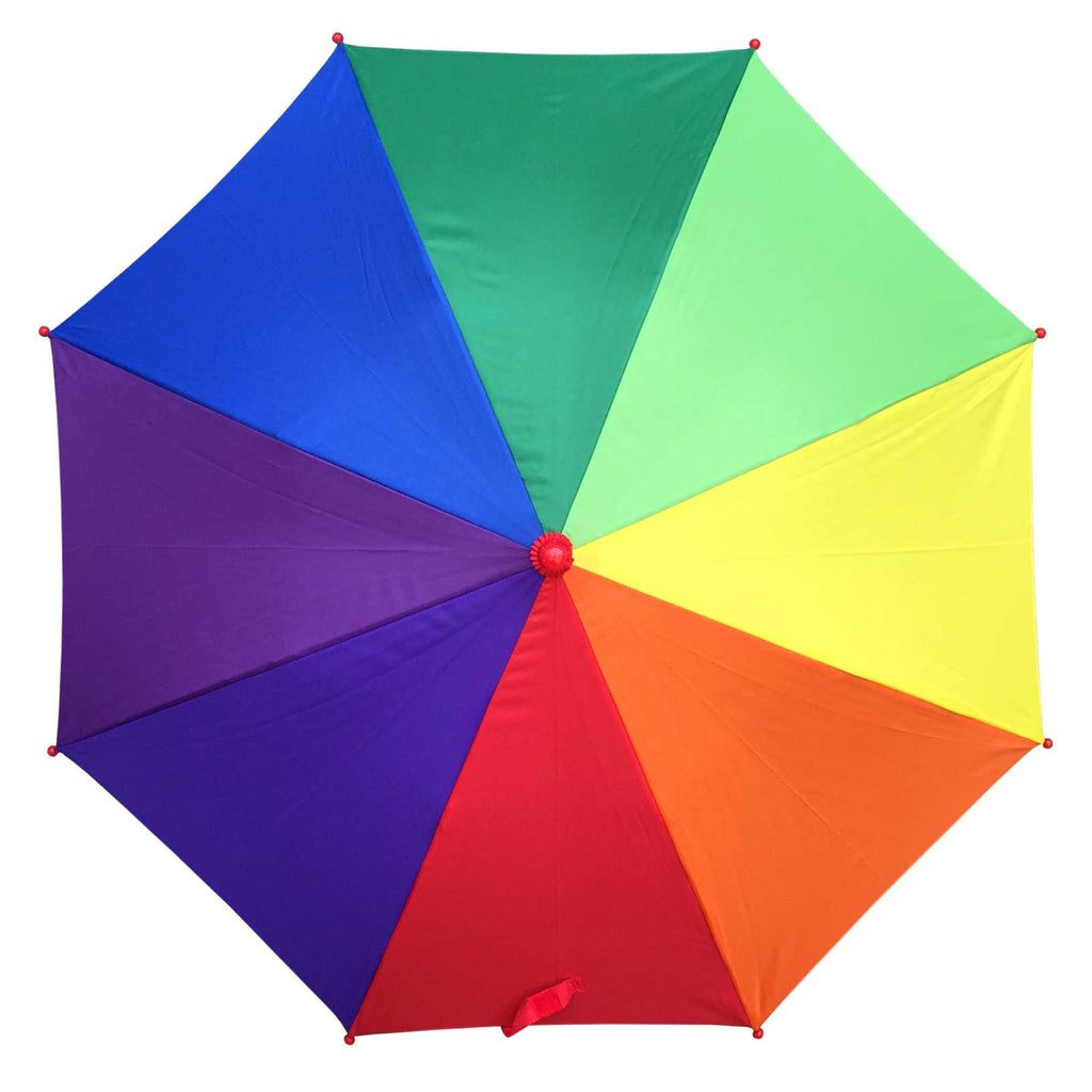 Willow Tree Childrens Kids Colourful Auto Open Rainbow Umbrella