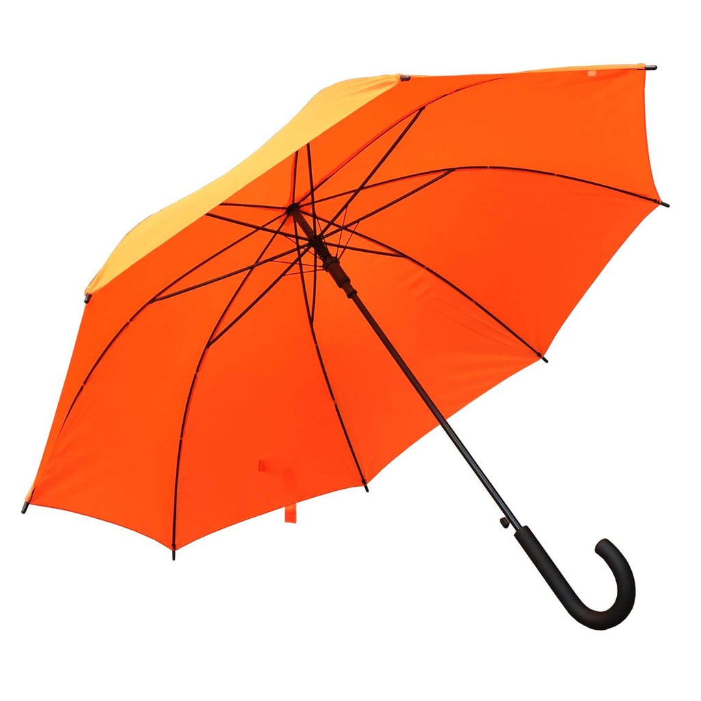 Willow Tree Classic Auto Open Orange Umbrella