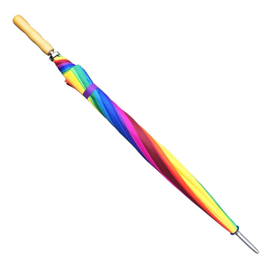 Willow Tree Large 12 Rib Manual Rainbow Golf Umbrella